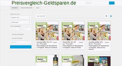 Desktop Screenshot of preisvergleich-geldsparen.de